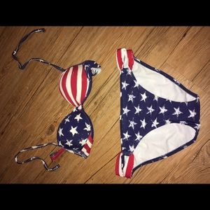 Patriotic Target Bikini